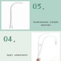 Baby Crib Hanging Rattle Toys Holder Arm Bracket Infant Mobile Bed Bell DIY Rotating Hanging Clip Holder Stroller Accessories. 