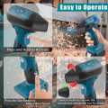 Cordless Portable Handheld Turbo Jet Fan Blowers 130000RPM Compatible For Makita/Dewalt/Milwaukee/Bosch 18-22V Battery Blower Fa. 