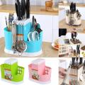 Plastic Multi-Functional Kitchen Utensil Stand Organizer for Spoons, Knives, Forks, and Chopsticks Multi-Color. 