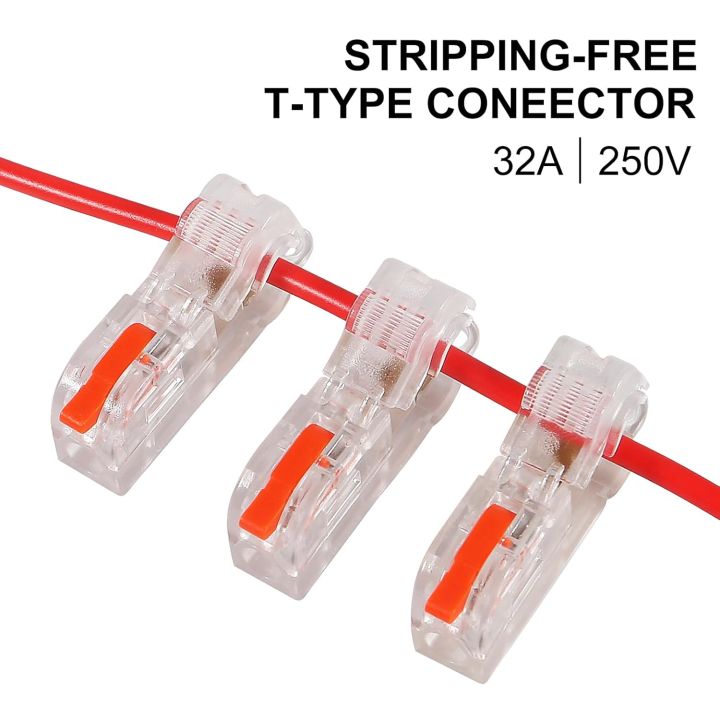 20PCS T Tap Wire Connectors Disconnect Terminals,Low Voltage Wire ...