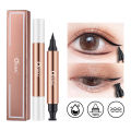 O'CHEAL Eyeliner Stamp Black Liquid Eyeliner Pen Waterproof Fast Dry Dual Head Eye Liner Pencil Make-up for Women Cosmetics Tool. 