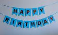 Happy Birthday Banner for Decoration, Wall Hanging Banner for Birthday Party. 