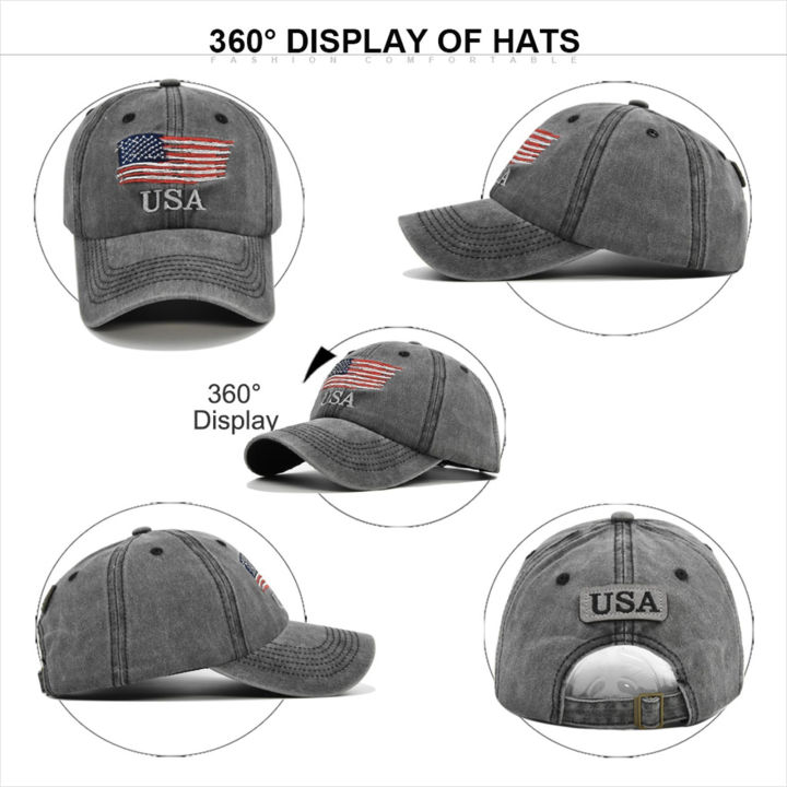 Denim%20Usa%20Baseball%20Cap%20Patriotic%20Fashion%20Mens%20Casual%20Hat%20Trendy%20American%20Flag%20Snapback%20Stylish%20Vintage%20Dad%20Hat%20-%20Image%205