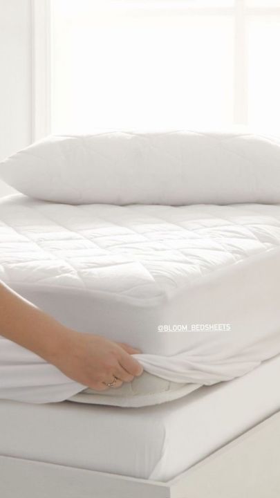 100% WATERPROOF QUILTED MATTRESS PROTECTOR – MATTRESS COVER