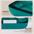 The Kitchen Drain Basket Silica Gel Faucet Drain Mat Bathroom Soap Holder Wash Basin Top Drying Basket.