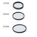Circle Polarizing CPL Filter 37 58 67mm  DSLR Photography Camera Polarizing Filter Lens. 