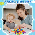 Counting Bears Matching Games Color Sorting Bowls Tweezers Preschool Learning Education Montessori Gift Toys for Kids Girls Boys. 