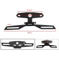 Motorcycle License Plate Bracket Taillight Mount Support Folding Number Plate Frame Holder Mount Universal Motorbike Accessories. 