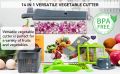14 in 1 Vegetable Chopper  Multi-Function Kitchen Vegetables Cutter. 