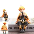 10-15cm Anime Demon Slayer Figure Kamado Tanjirou Nezuko Sitting Posture Action Figure PVC Model Doll Collection Toy Gift Kids. 