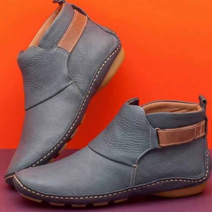 Ankle%20Boots%20Ladies%20Fashion%20Women%20Boots%20Flats%20Waterproof%20Comfortable%20Shoes%20Winter%20No%20Slip%20Booties%20Female%20Casual%20Shoes%20Woman%20-%20Image%202