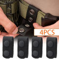 4Pcs Multi Functional  Belt Double Nylon Buckle Portable Belts Accessory Equipment Outdoor Sports Accessory Fixed Buckle. 