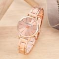 6 PCS New Luxury Love Rhinestone Jewelry Ladies Ring Necklace Earrings Bracelet Set Simple Digital Steel Strap Quartz Watch. 