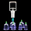 6Pcs Vacuum Cupping Sets with Pumping Gun Suction Cups Back Massage Body Cup Detox Anti Cellulite Cans Healthy Care Jars. 