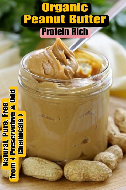 Sugar Free Peanut Butter (Pure & Crunchy/ Chunky) (Homemade)