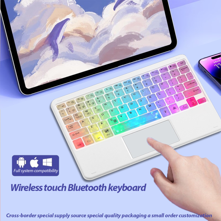 Backlit%20Keyboard%20With%20Touchpad%20Type%20For%20Wireless%20Multilingual%20And%20Multiple%20Colors%20Portable%20For%20Tablet%20iPad%20Pro%20Mini%20Air%20Phone%20-%20Image%204