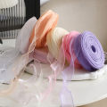 9Meter Sheer Silk Ribbon Satin Ribbons For Gift Wrapping Decoration Valentine’s Day Wedding Bouquets Wreath Sewing Supplies. 