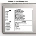 Laptop Shortcut Key Sticker for Windows Mac System Waterproof Vinyl Decal Keyboard Shortcut for Macbook   Acer . 