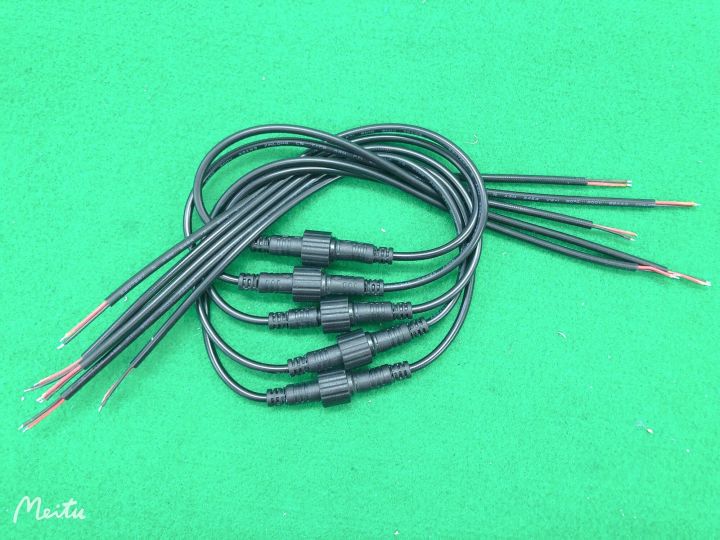 Male-female%20DC%20power%20cable%20waterproof%2030cm(5%20pairs%2010%20lines)%202pin%20cannot%20be%20used%20with%20solar%20cells%20-%20Image%205