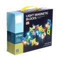 DIGE 49PCS LIGHT MAGNETIC BLOCKS (Magnetic Marble Run set). 