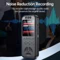 Digital Voice Recorder Voice Activated Audio Recording Noise Reduction with Playback MP3 Music Player 70hrs Recording Files.