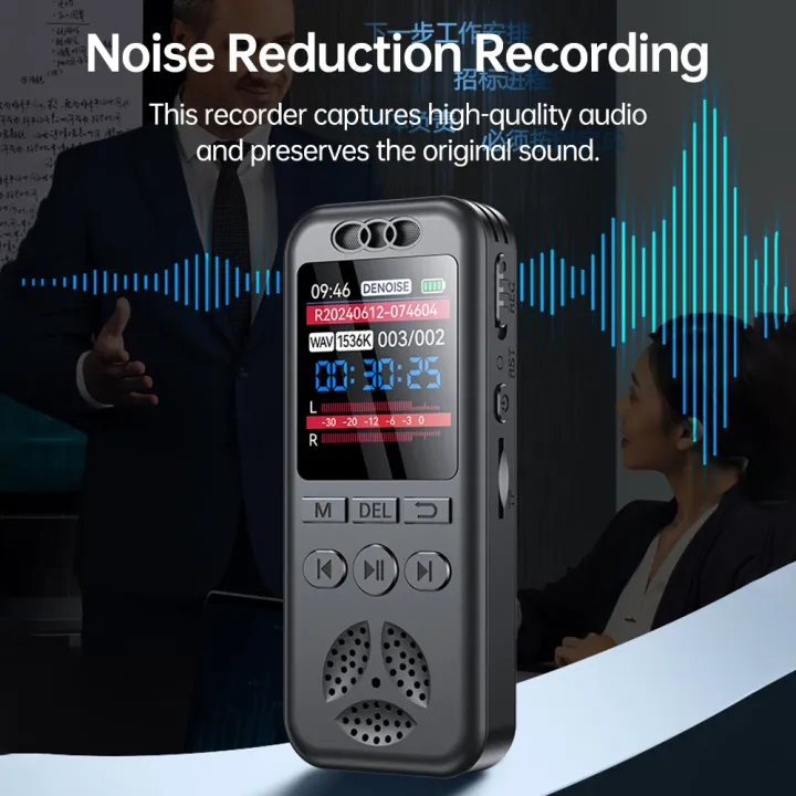 Digital%20Voice%20Recorder%20Voice%20Activated%20Audio%20Recording%20Noise%20Reduction%20with%20Playback%20MP3%20Music%20Player%2070hrs%20Recording%20Files%20-%20Image%202