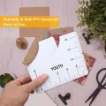 4 Pcs T Shirt Alignment Ruler Transparent Acrylic Alignment Graphics Ruler for Clothes Front Back Measurement Sewing Guide Tool. 