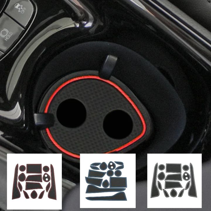 Anti-Slip Gate Slot Mat for TOYOTA C-HR 2016 - 2022 2020 2019 2018 2017 CHR Cup Holders Non-slip Mats Accessories