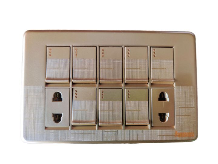8 switches 2 sockets China sheet Panasonic