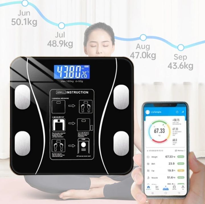 USB Intelligent Precise Body Fat Scale Small Electronic Weighing Scale Home Digital Scale Accurate Body Weight Fat Measurement
