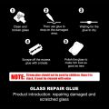 Windshield Repair Kit Crack Repair Fluid Car Window Repair Resin Windscreen Scratch Crack Restore Glass Curing Glue Accessories. 