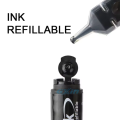 Write and Draw with GXin G-213B Black Refillable Whiteboard Marker Pen – A Set of 12, Easy to Use and Clean, A Unique Choice.