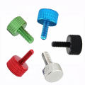 10pcs M3/M4*12mm Aluminum alloy colorful knurled thumb screws computer chassis side panels DIY knurled hand tighten screws. 