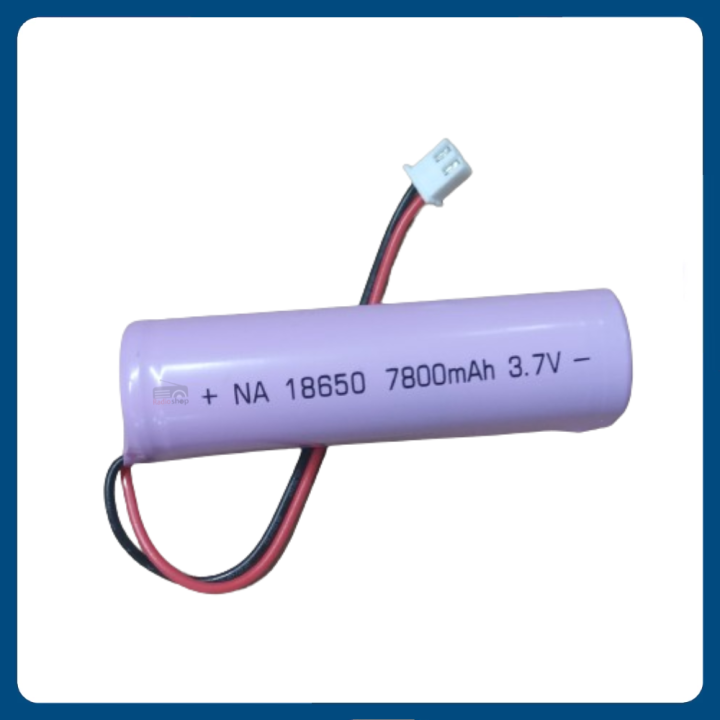 18650 7800mAh 3.7V Rechargeable Battery with SM 2P Plug