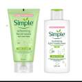 Simple Kind to Skin Refreshing Facial Wash & Hydrating Light Moisturiser Combo - (150ml +125ml). 