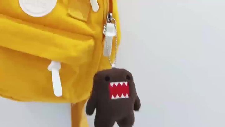 Kawaii Cute Domo Kun Plush Keychain Anime Keyring Charm for Bag Keys  Collection