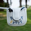 Funny PU Leather Embroidered Golf Putter Cover - Premium Golf Club Protector |Essential Golf Accessories for Men&Women with Prem. 