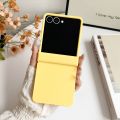 Z Flip7 FE Dopamine Candy Color Matte Phone Case for   Z Flip 7 6 5 Flip 4 3 5G Hinge Protective Hard Back Cover. 
