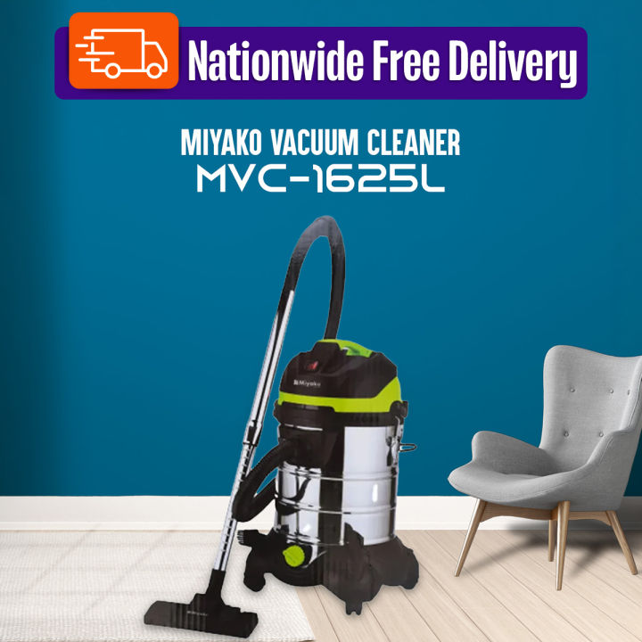 Miyako Vacuum Cleaner, MVC-1625L, (Wet/dry/Blower).