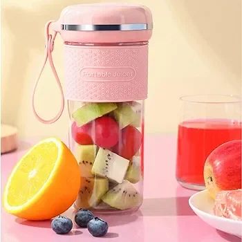 Portable Blenders, Personals Size Juicer Cup For Crushed Ice And Shakes, Baby Food Mixing Machine,USB Rechargeable 300MLCapacity, 2400 Battery Capacity