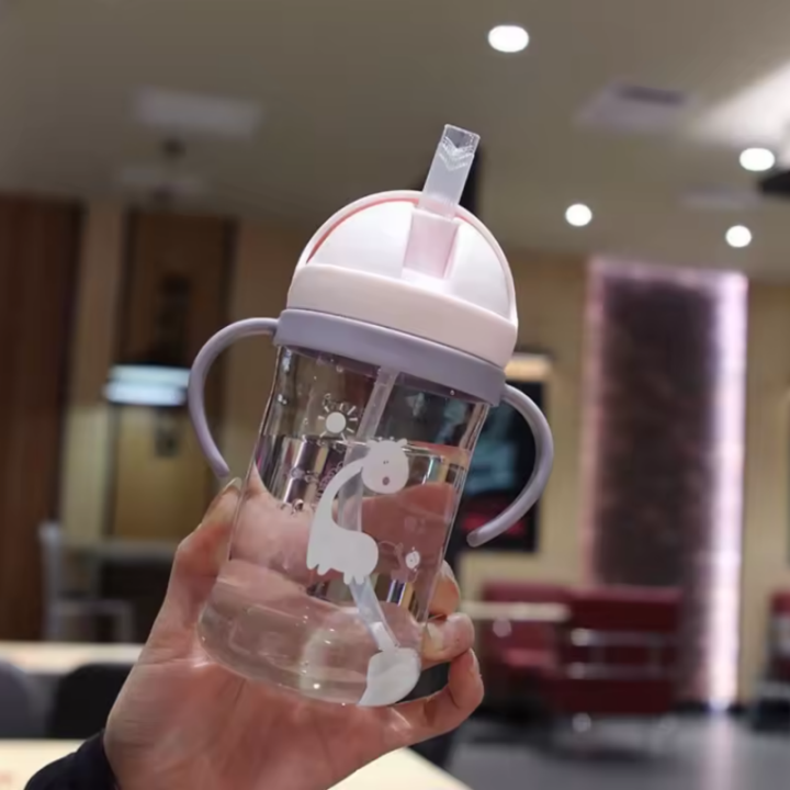 350ml%20Kids%20Drinking%20Cup%20Feeding%20Bottle%20With%20Straw%20Gravity%20Ball%20Wide%20Caliber%20Bottle%20-%20Image%204