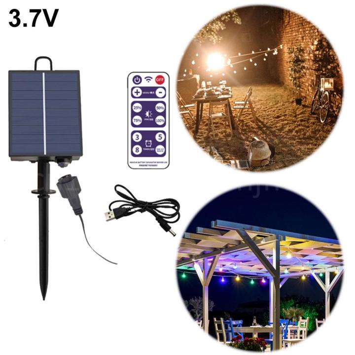 String Control Box Solar Panel Controller 3.7V 1200mAh LED Light String Control Box with ...