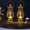 Led Retro Small Oil Lamp Portable Wind Light Kettle Electronic Candle Lamps Bedroom Living Room Decoration Kerosene Lights. 