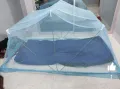 Single Bed portable foldable mosquito net. Lazy Adult Mosquito Net. moshari with stand and bag..