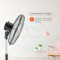 Orient Tornado-2 High Speed Farata Stand Fan | Silent Operation | 2 Years Warranty | Steel Blades. 
