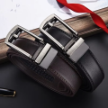 Men's Click Belt Business Luxury Designer Brand Genuine Leather Belts Jeans Automatic Adjustable Alloy Buckle Waist Straps Belts. 