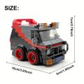 NEW MOC Classic Movie A-Teamed Van Car Building Blocks Special Vehicle Model Truck Bricks Toys Birthday XMAS . 