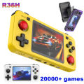 R36H ARKOS Retro Handheld Game Console Portable 64G 128G Pocket Video Player 3.5 Inch IPS Screen R36S landscape Kid .