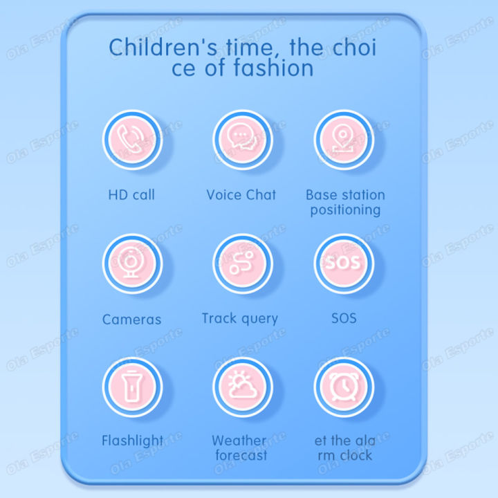 Children's%20Smartwatch%20Boy%20and%20girl%20HD%20Call%20LED%20Flashlight%20SOS%20LBS%20Location%20Waterproof%20%20Alarm%20Clock%20Step%20Count%20Smart%20WatchHT30%20-%20Image%203