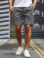Big Pocket Men's Shorts Casual Work Cool Pants with Point Loose Fit Clothing Waist Sports Male Outfit Shorts.